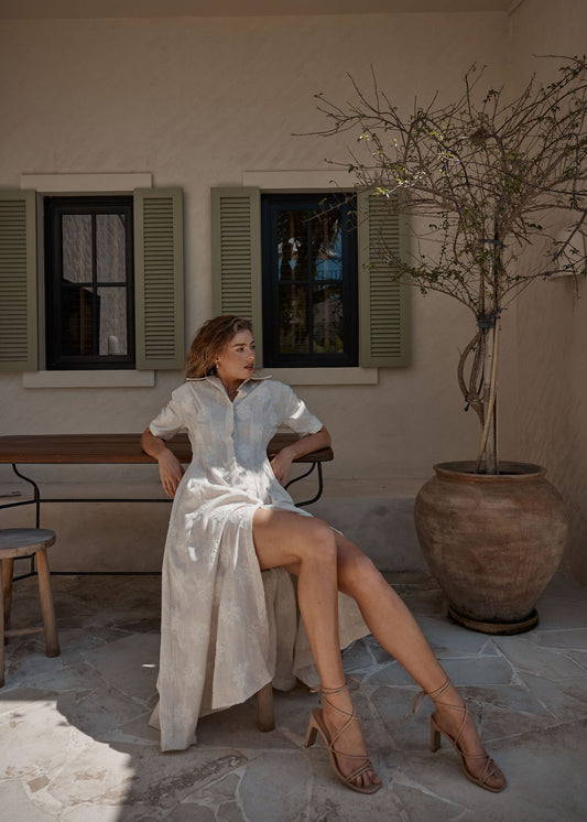 Verity Dress - Daisy Embroidery