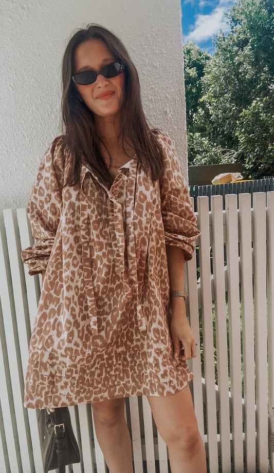 Sammie Dress - Jungle Cat
