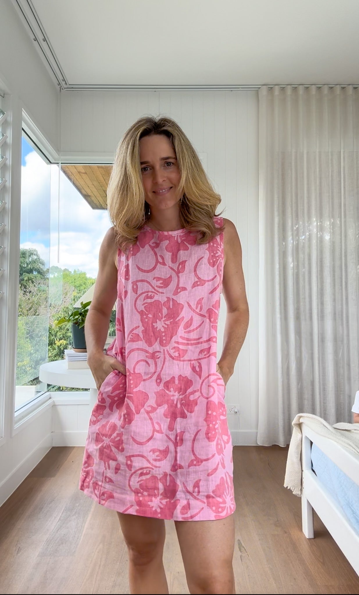 Bondi Dress - Hibiscus