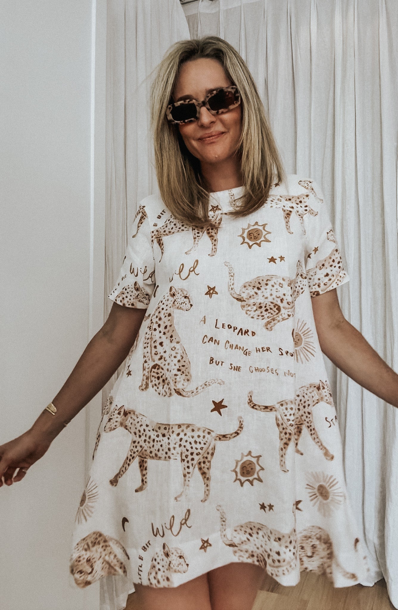 Parker Dress - Leopard