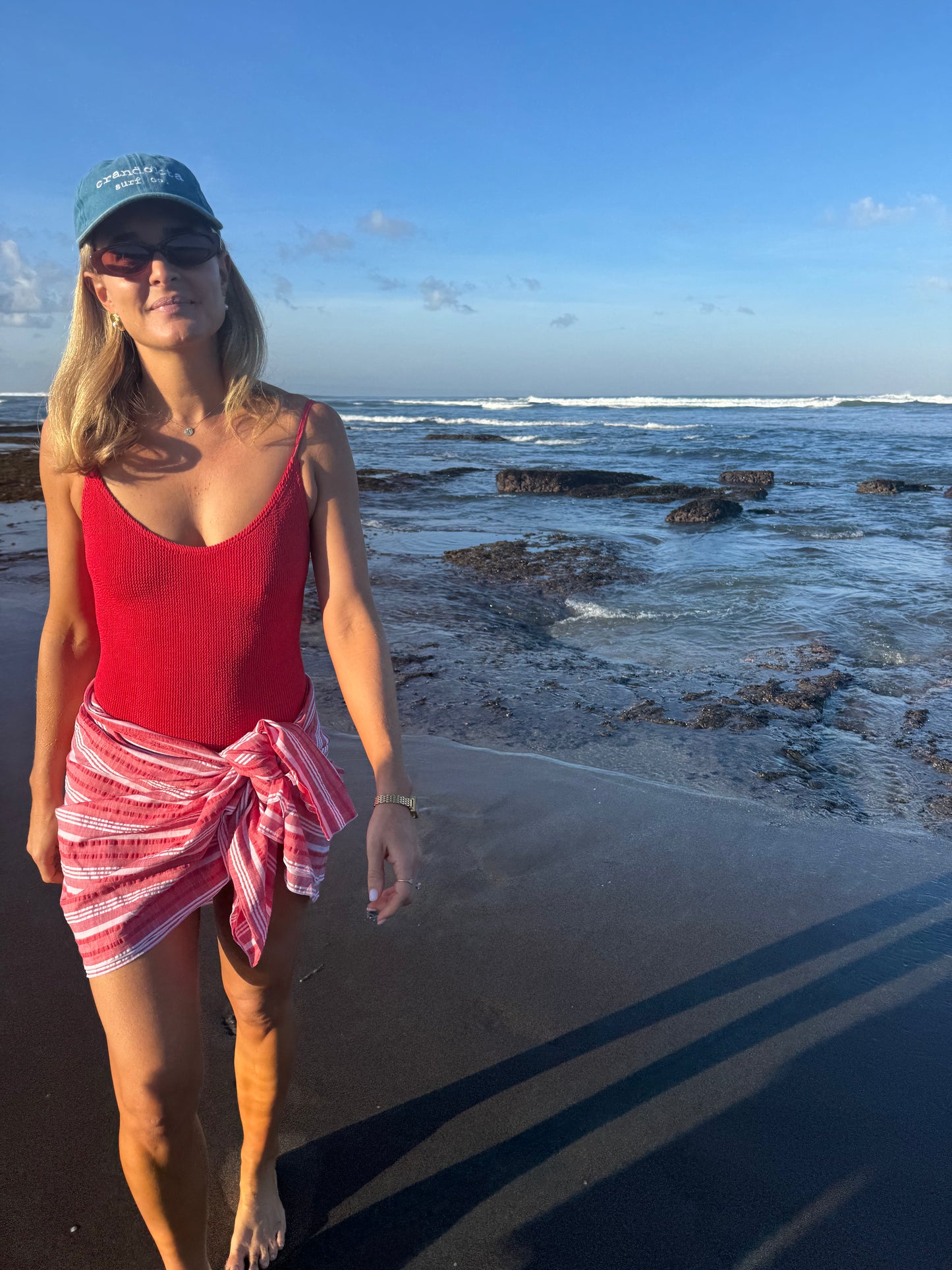 Red Stripe Sarong
