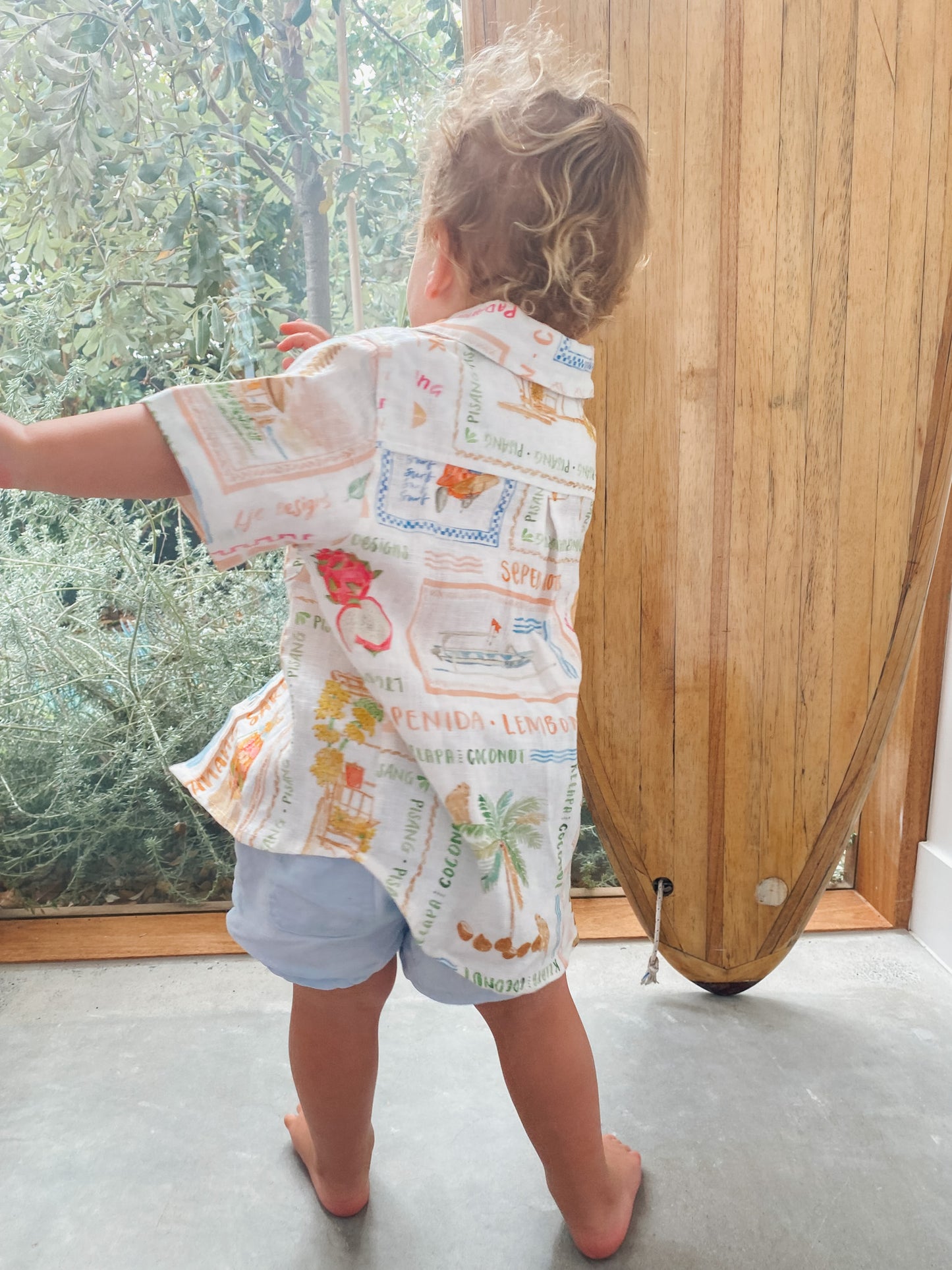 Gus Shirt Bali print (small scale)