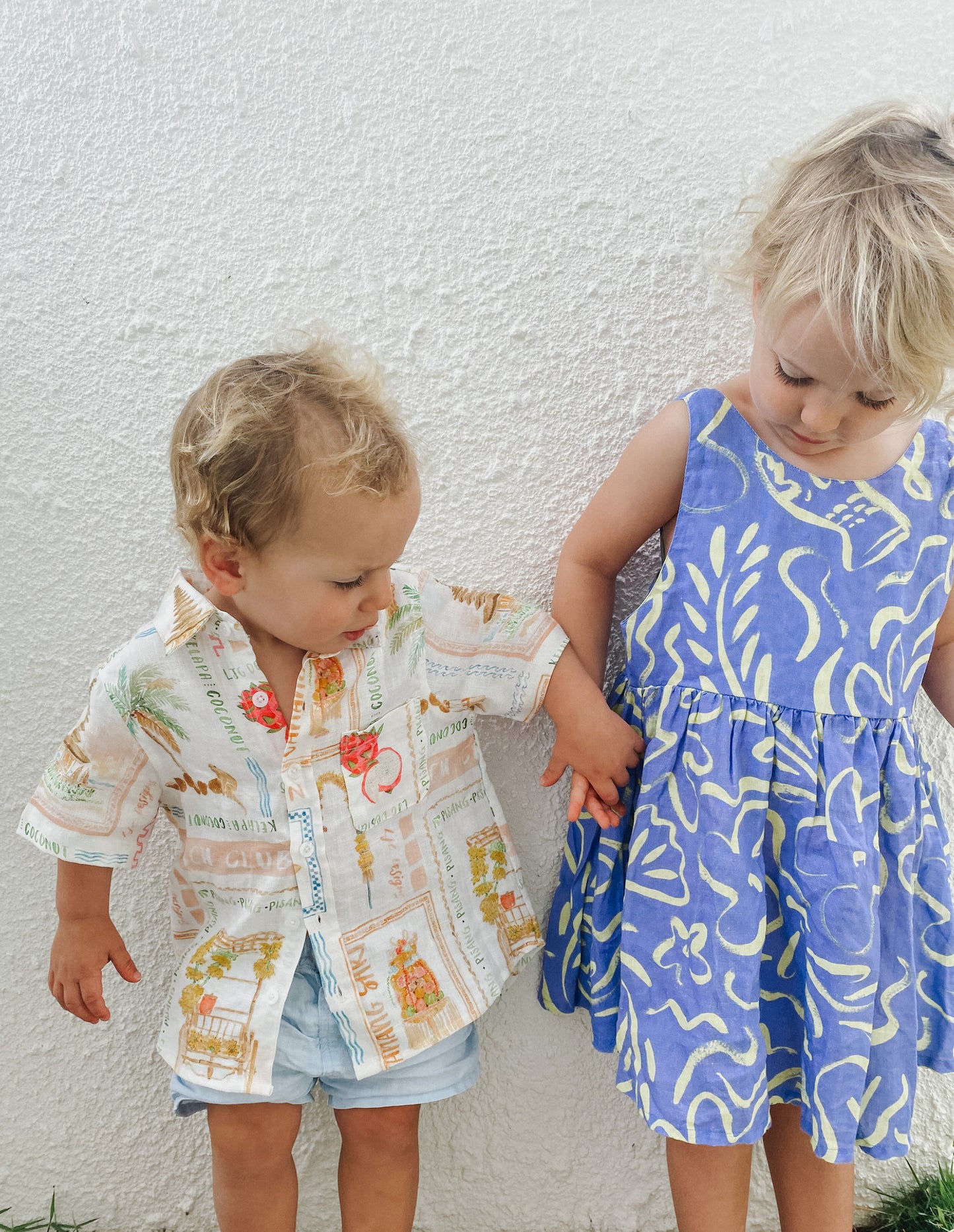 Gus Shirt Bali print (small scale)