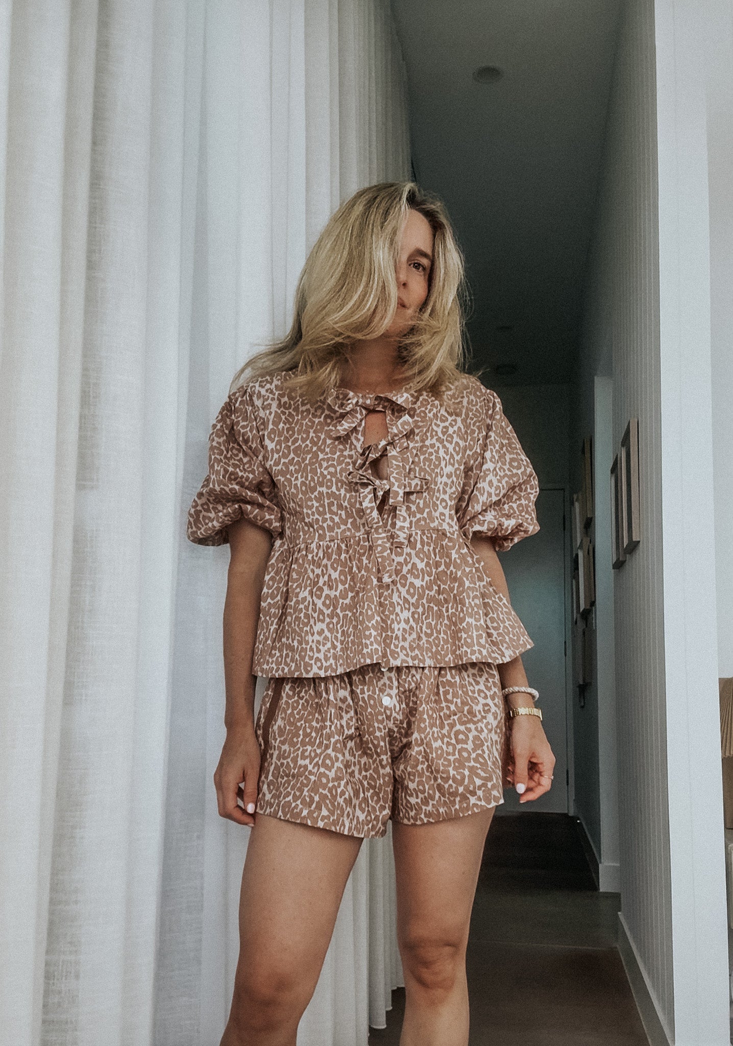 SALE Pia Top & Ted Shorts SET - Jungle Cat