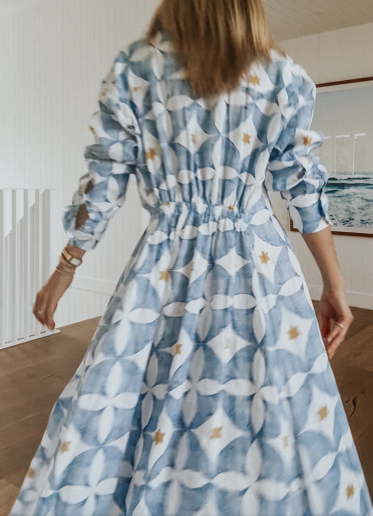 Emma Dress - Azure