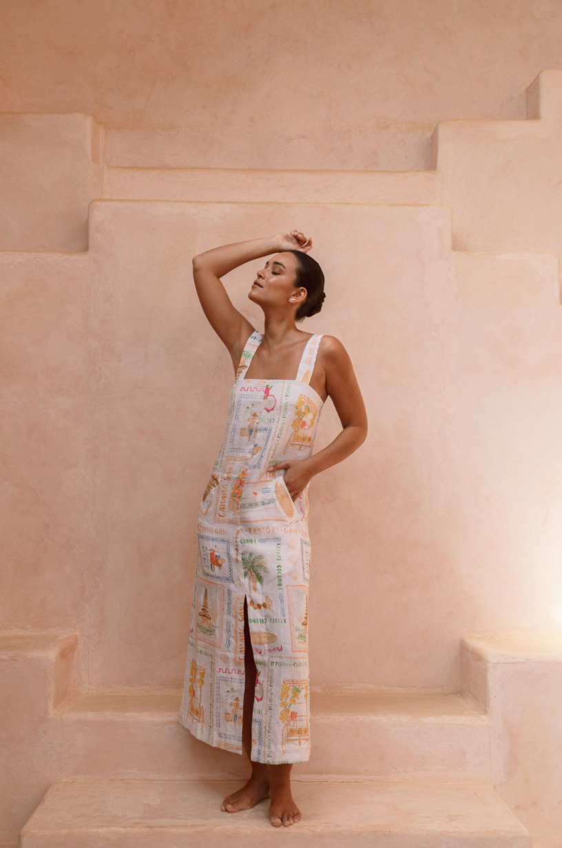 Ping pong linen 2024 dress