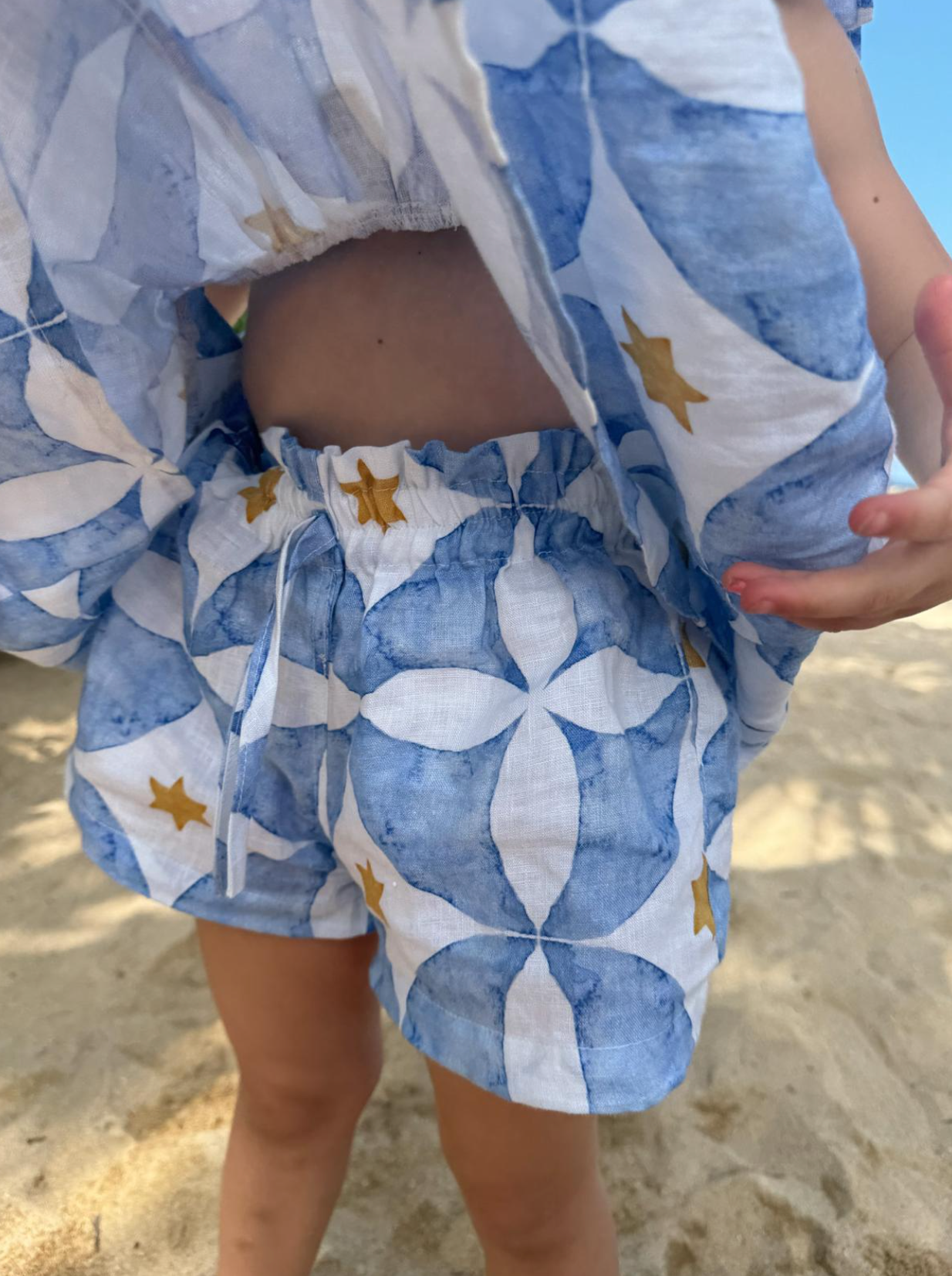 Iris Set - Printed Linen