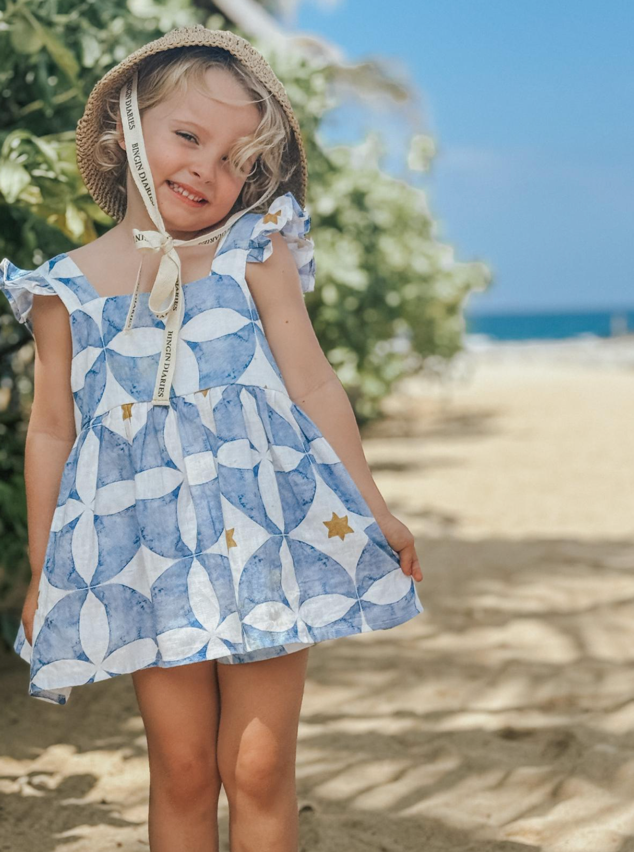 Iris Set - Printed Linen