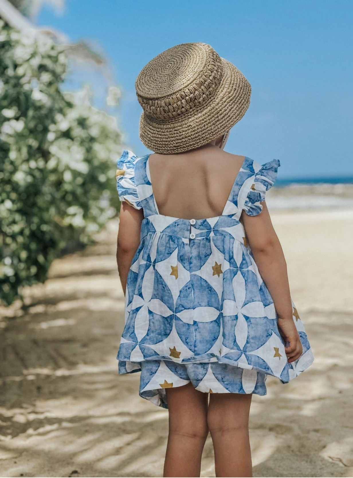 Iris Set - Printed Linen
