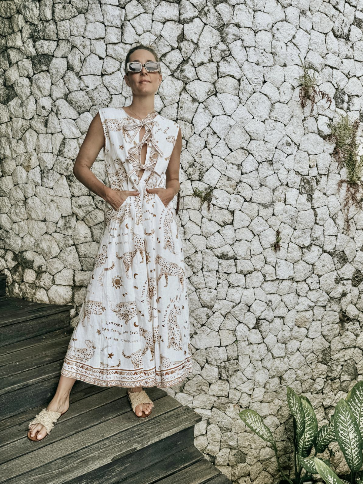 SALE Lombok Dress - Leopard