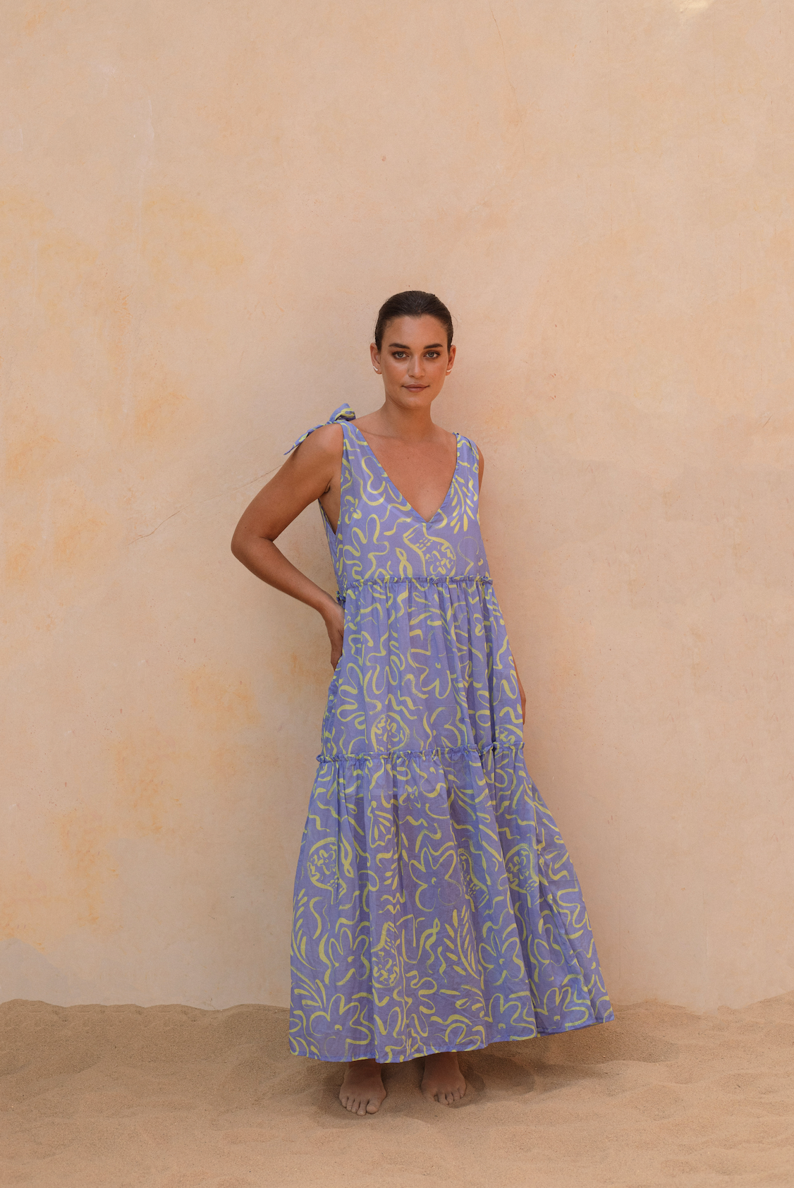 SALE Holly Dress - Island Escape Purple
