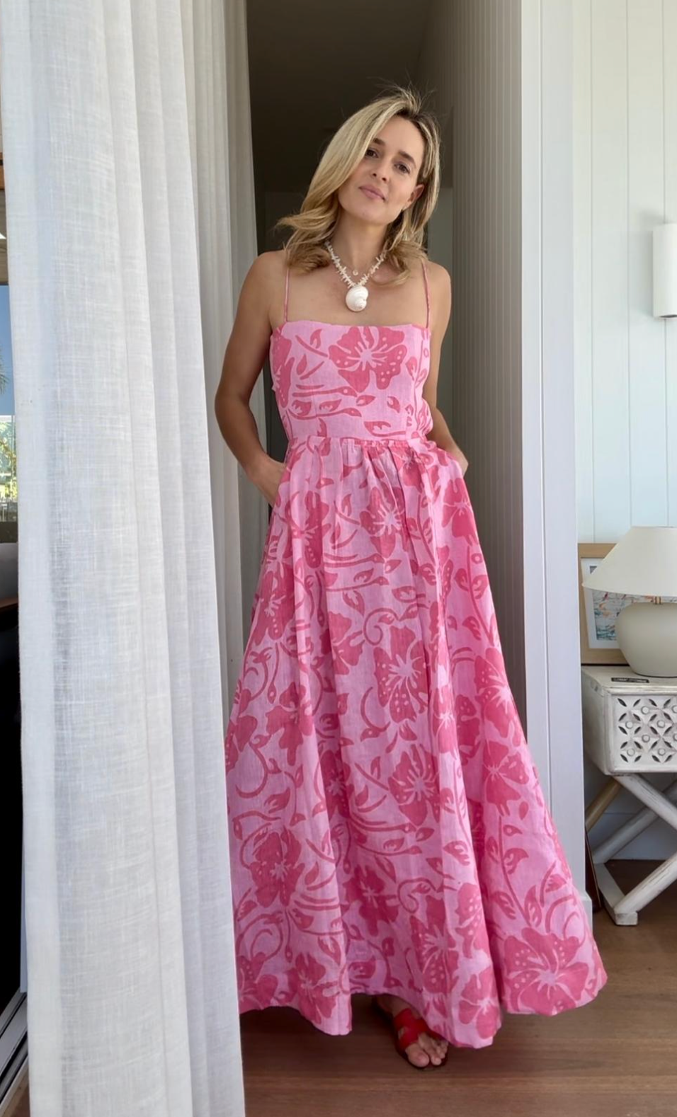 Coolum Dress - Hibiscus