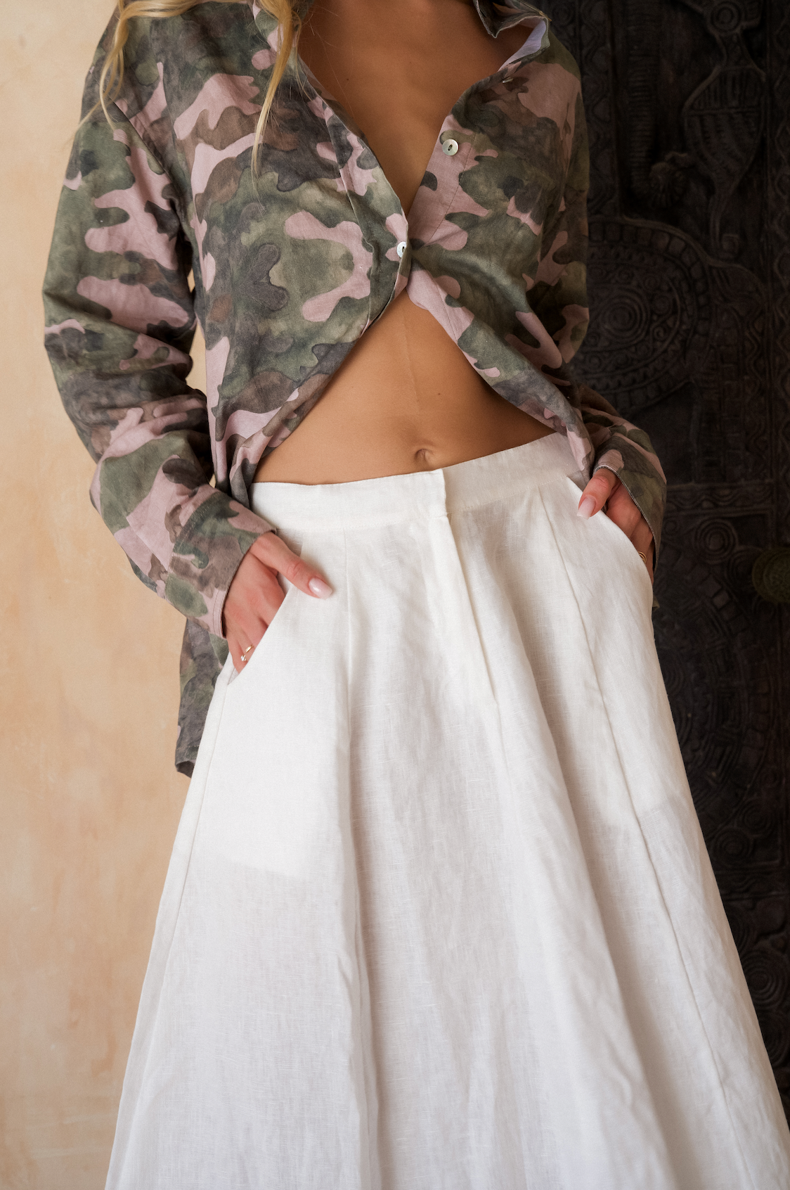 Etta Linen Skirt