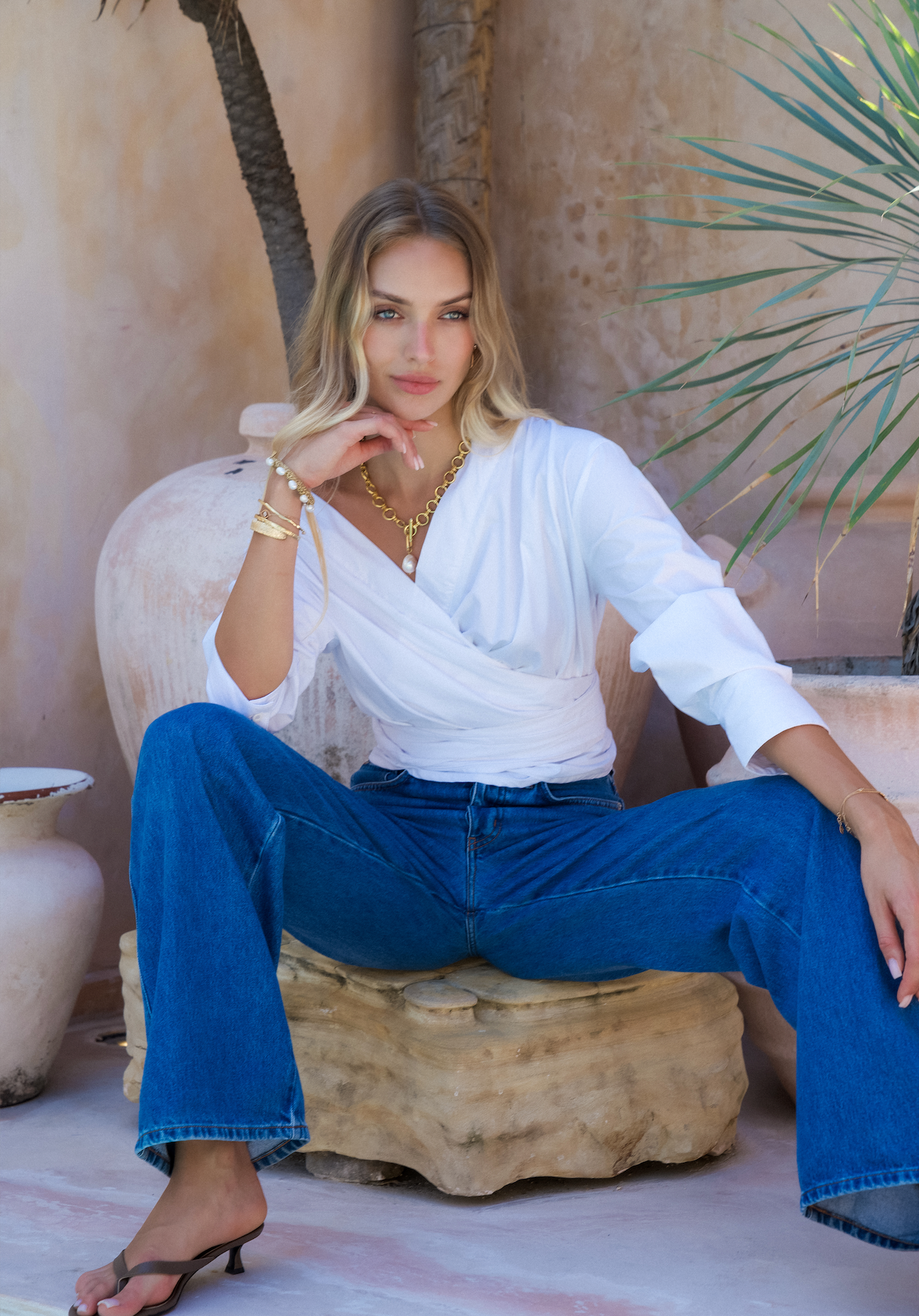Cali Wrap Top - Cotton
