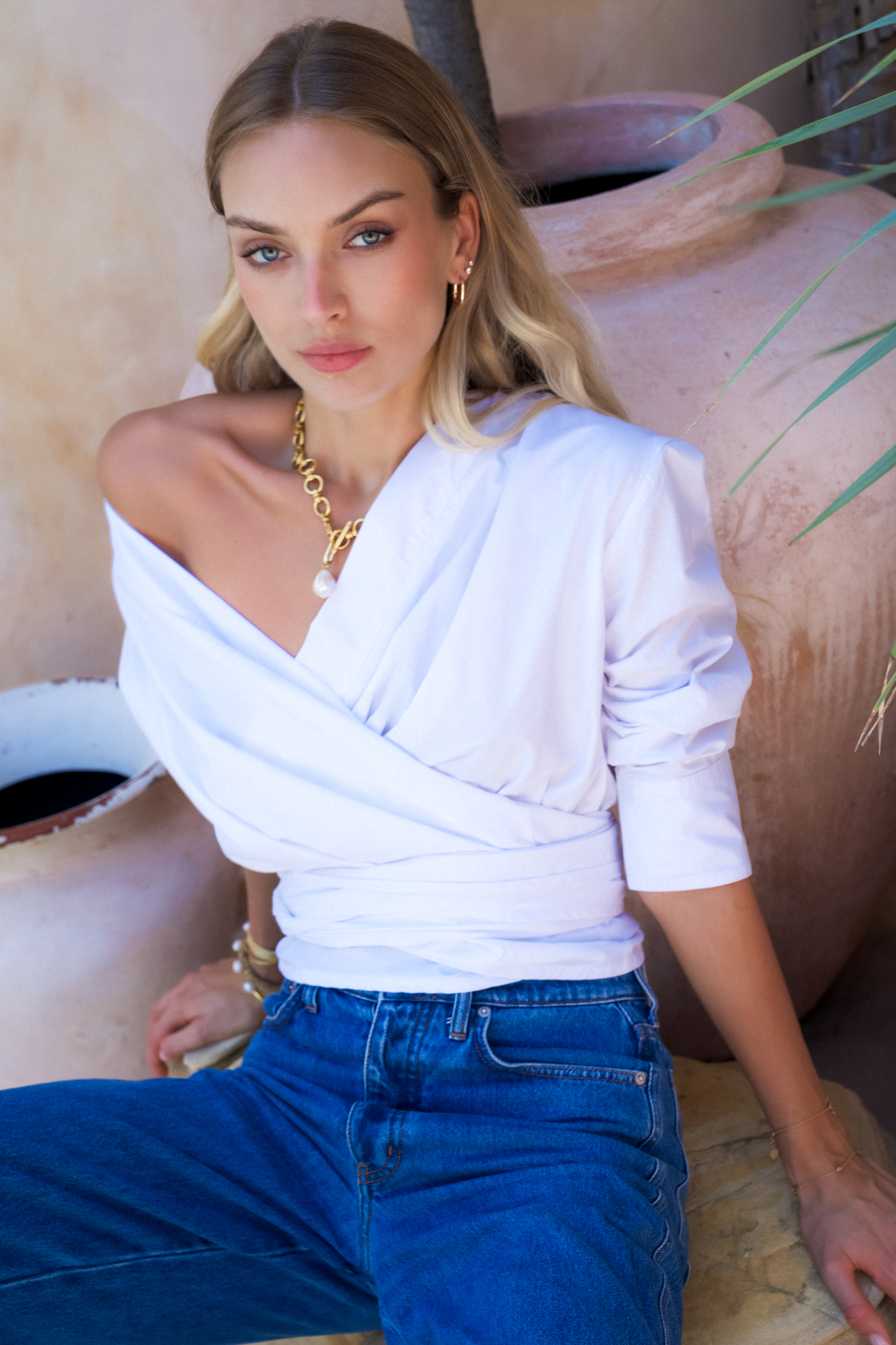 Cali Wrap Top - Cotton