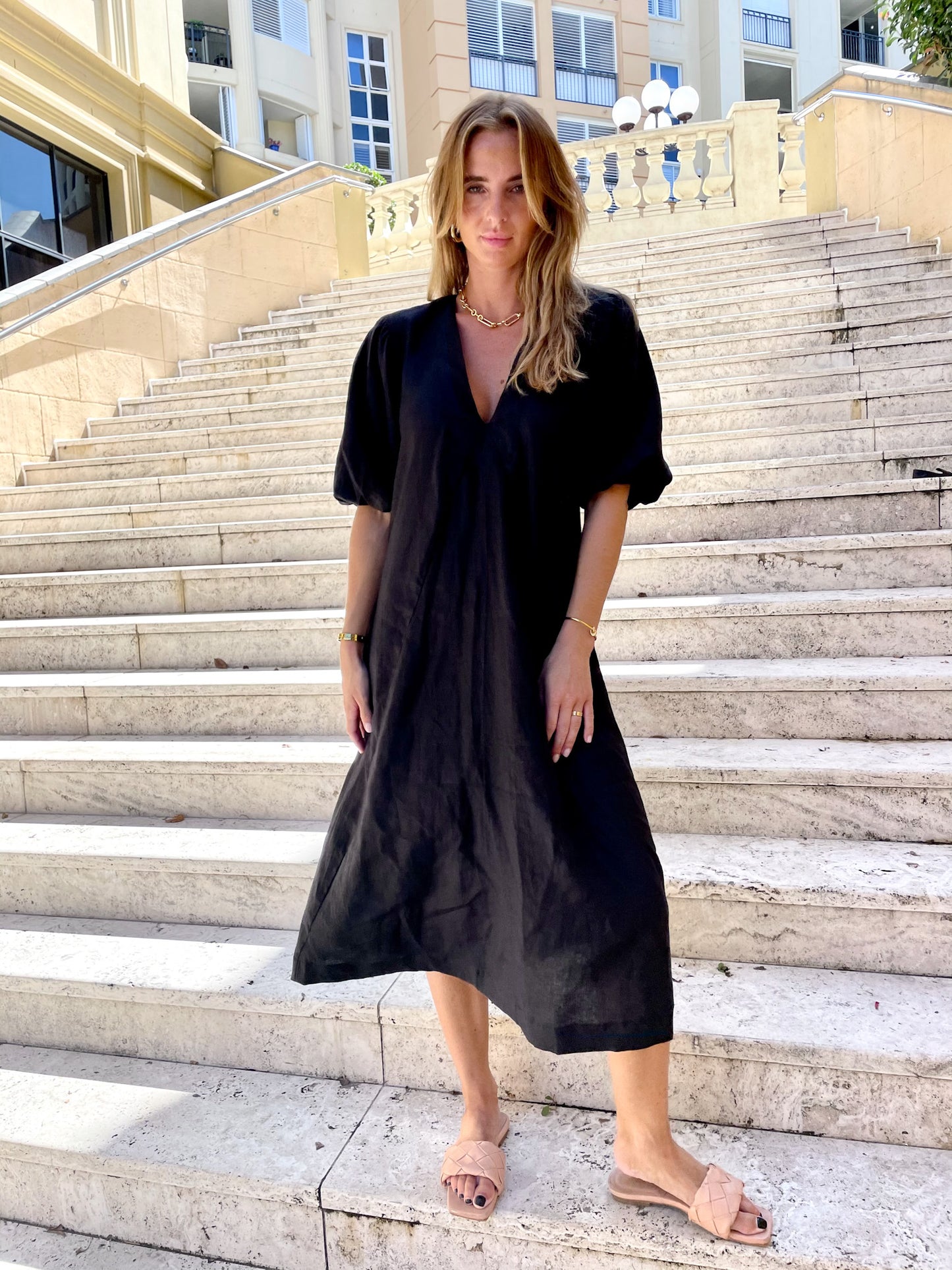 Charlotte Dress - Linen