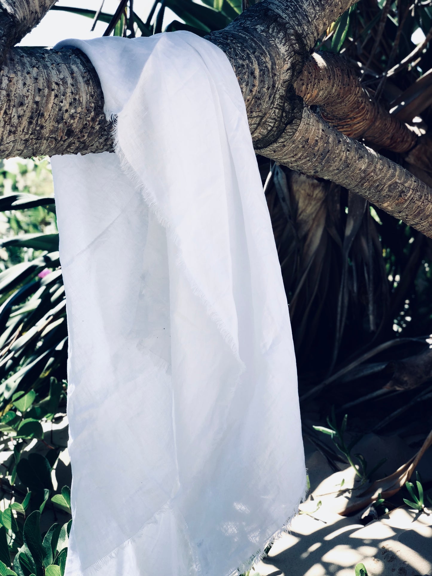 Frayed Linen Sarong