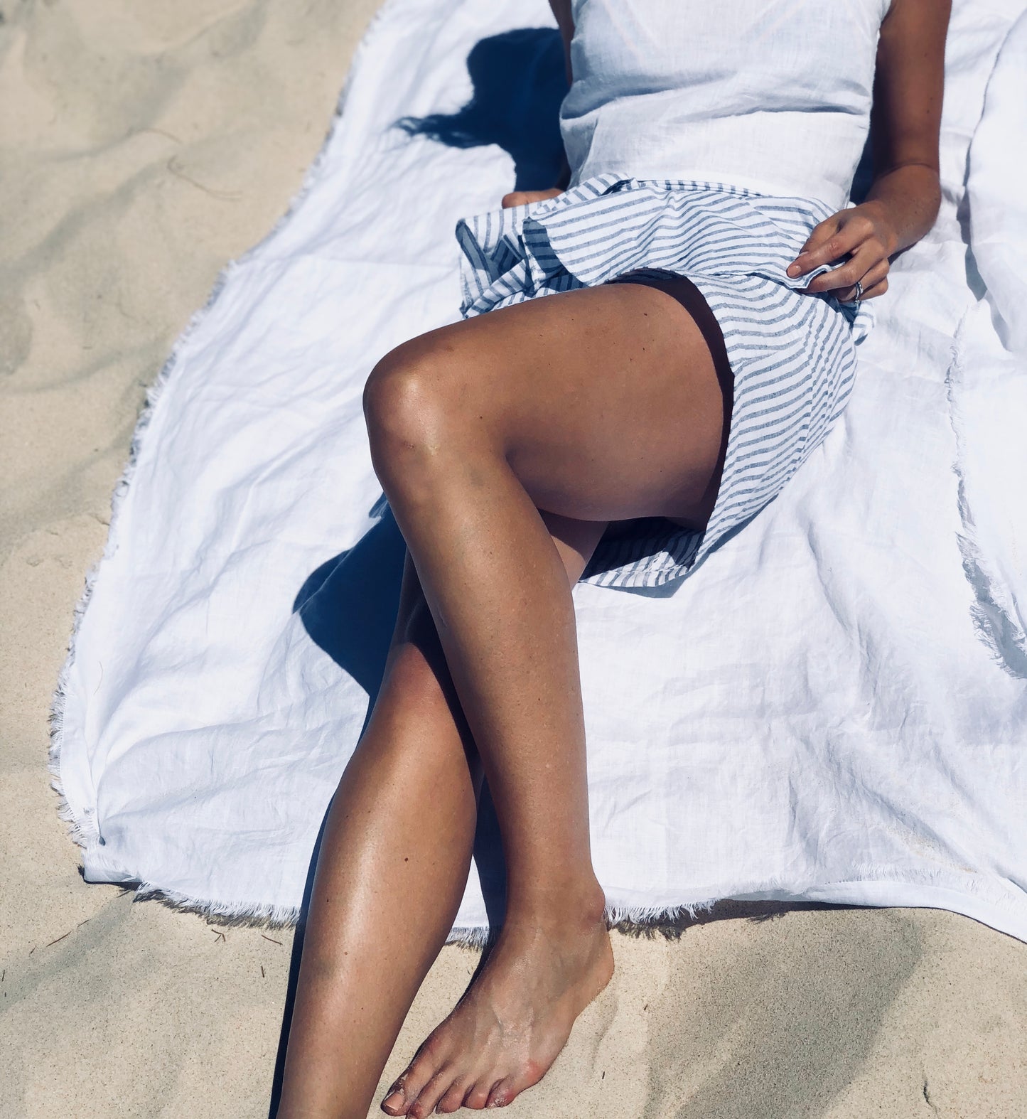 Frayed Linen Sarong