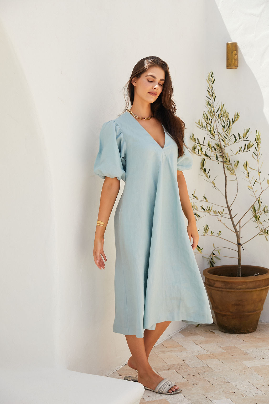 Charlotte Dress - Linen