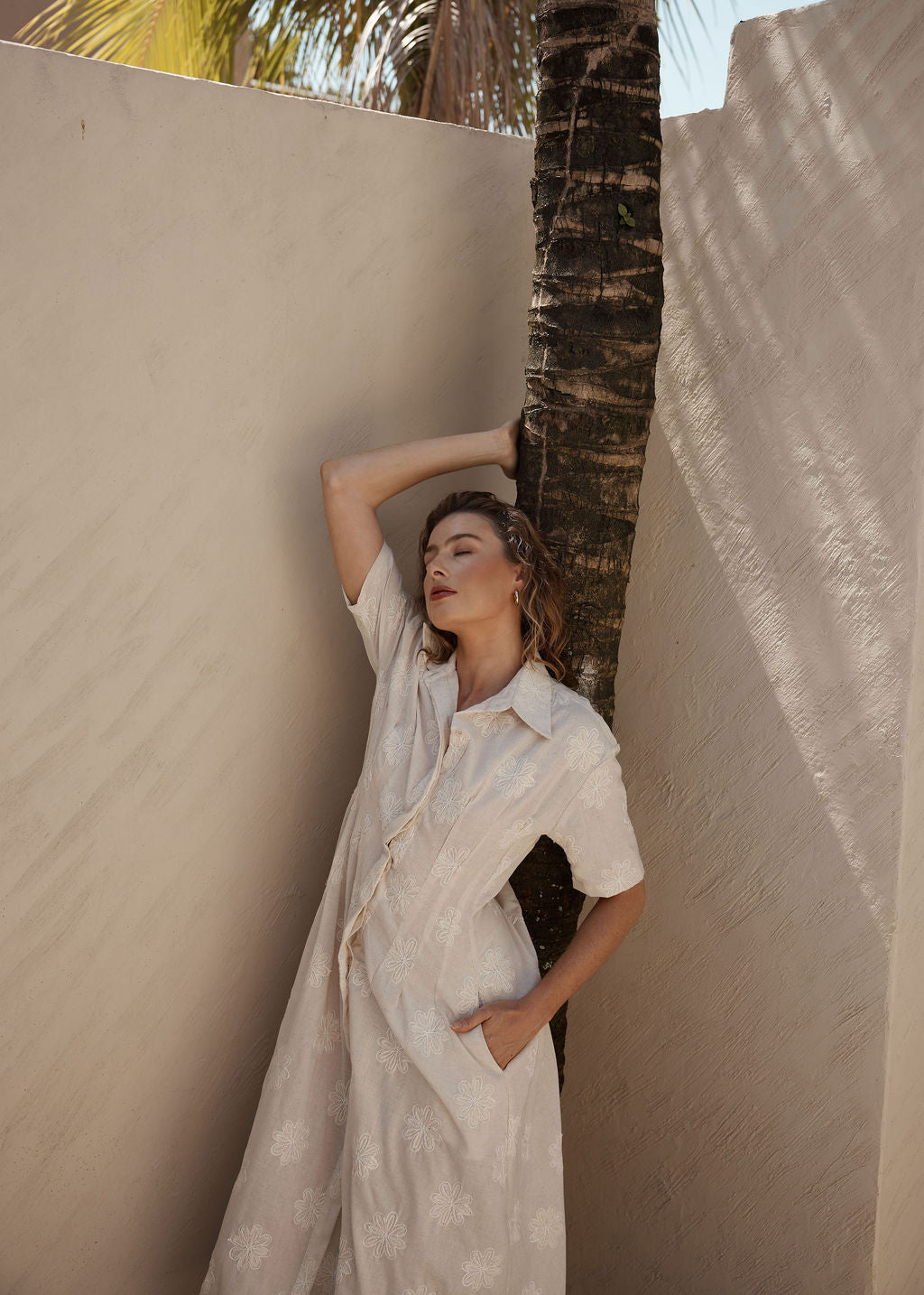 Verity Dress - Daisy Embroidery