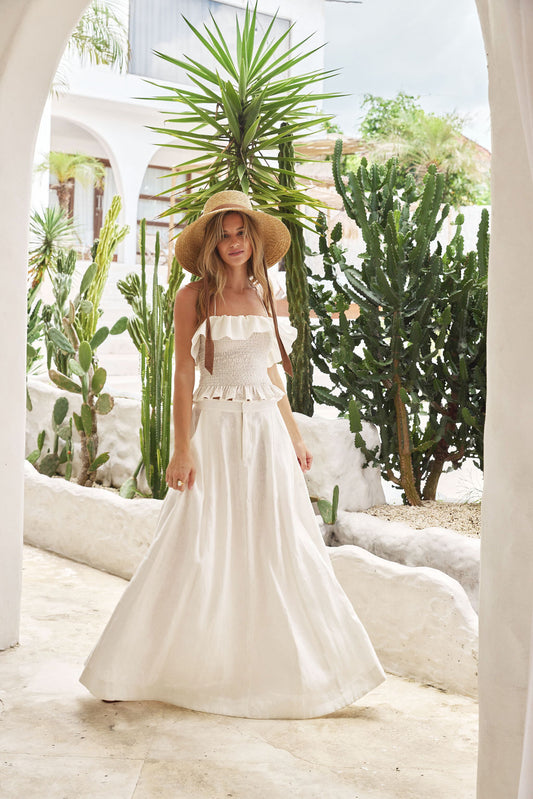Etta Skirt Linen - Wholesale