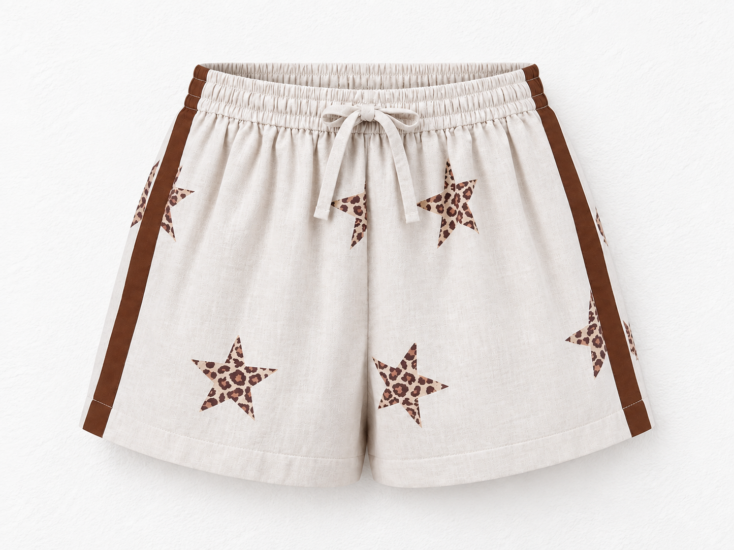 SALE Mac shorts w Stripe - Leopard Star