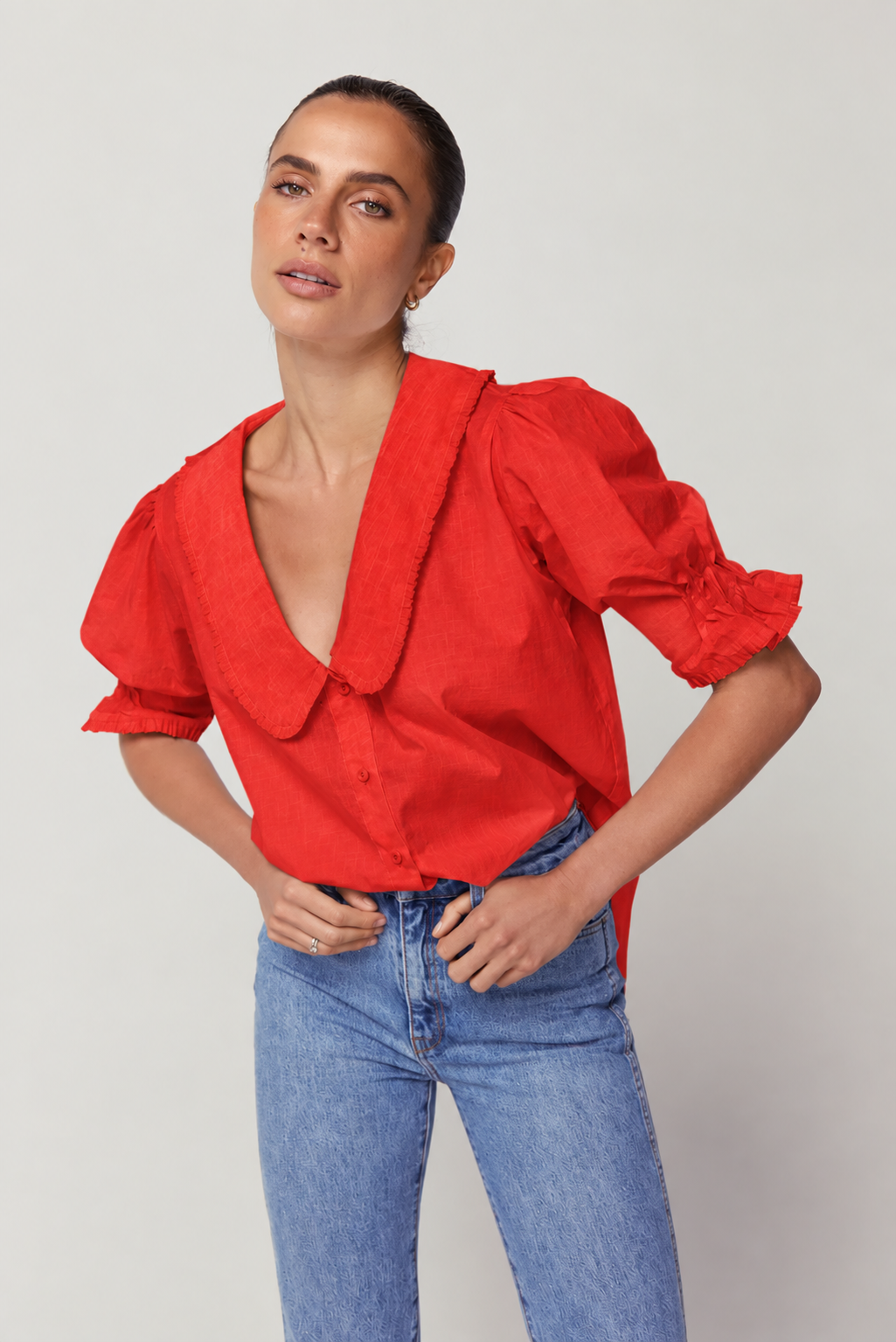 Rosie Top - Linen
