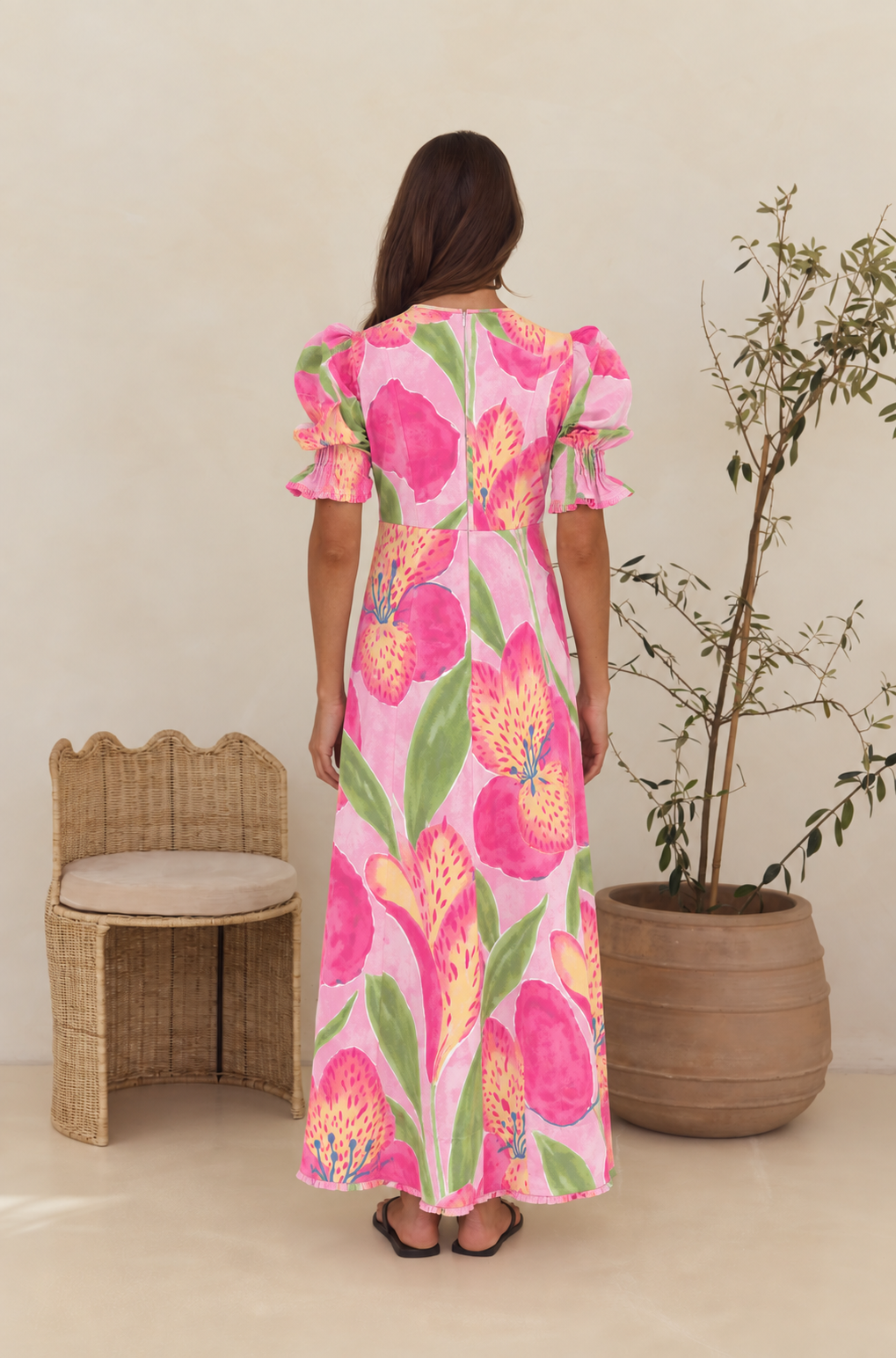 Sasha Dress - Pink Petal