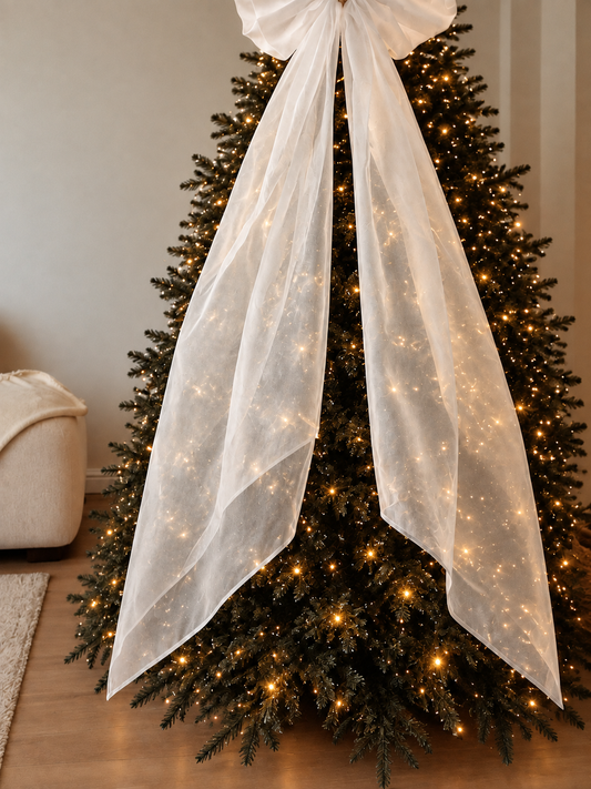 Extra Large Christmas Bow - Organza