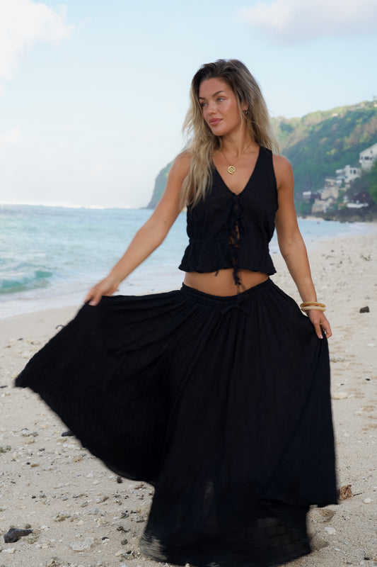 Archie Skirt Seersucker - Wholesale