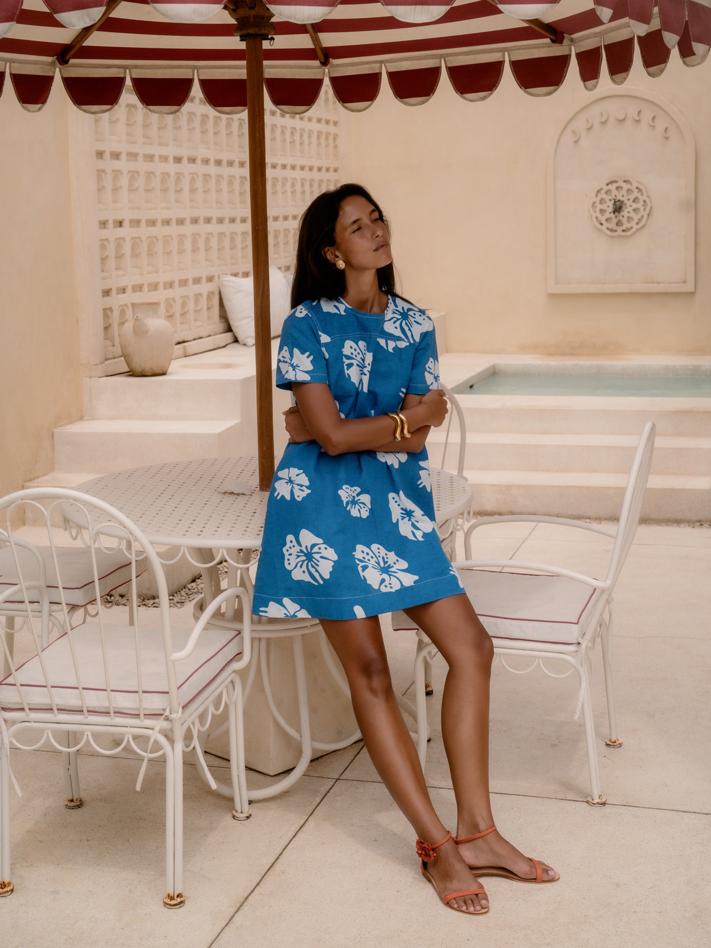 Parker Dress - Hibiscus