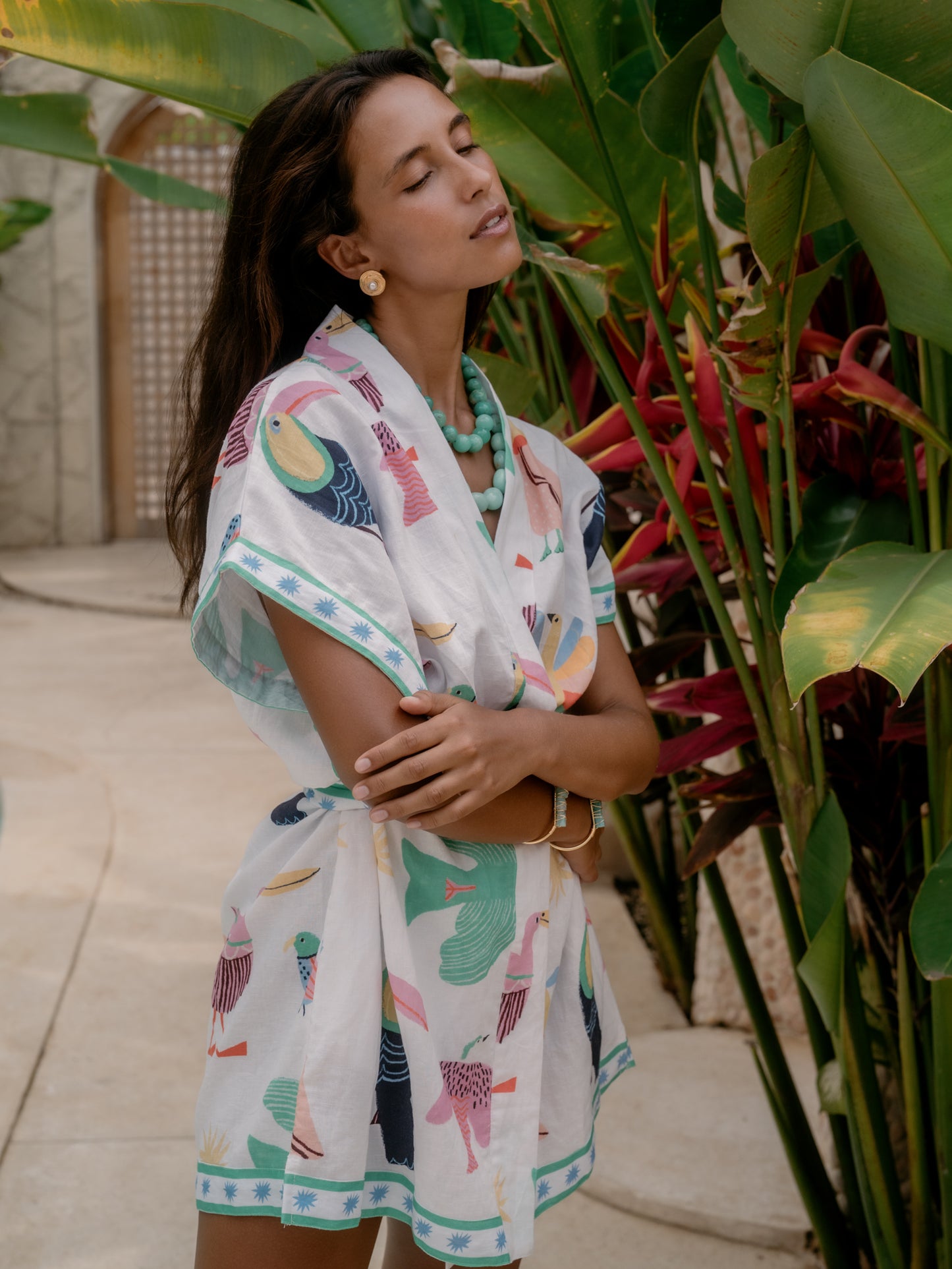 Marigold Kimono Dress