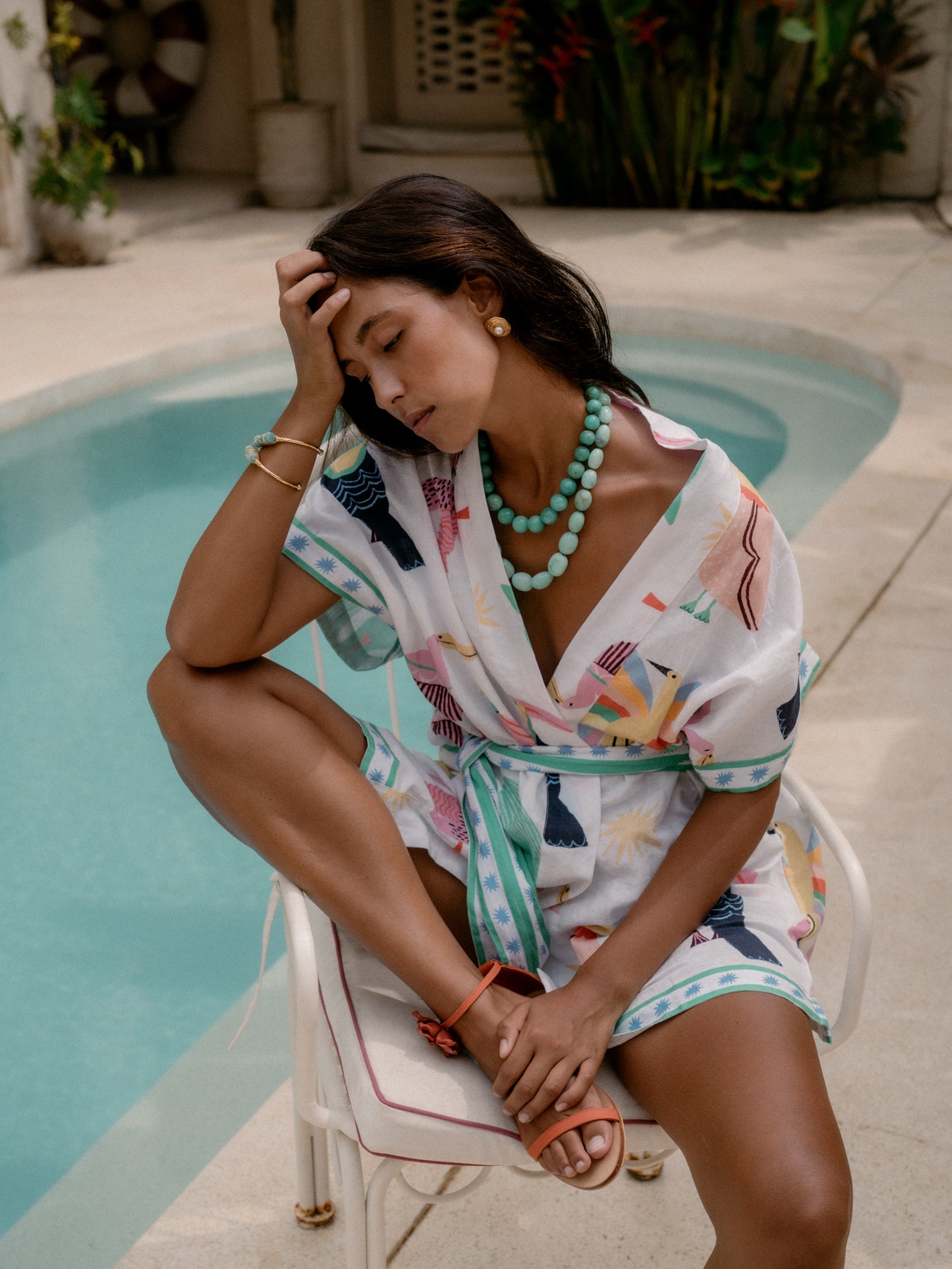 Marigold Kimono Dress