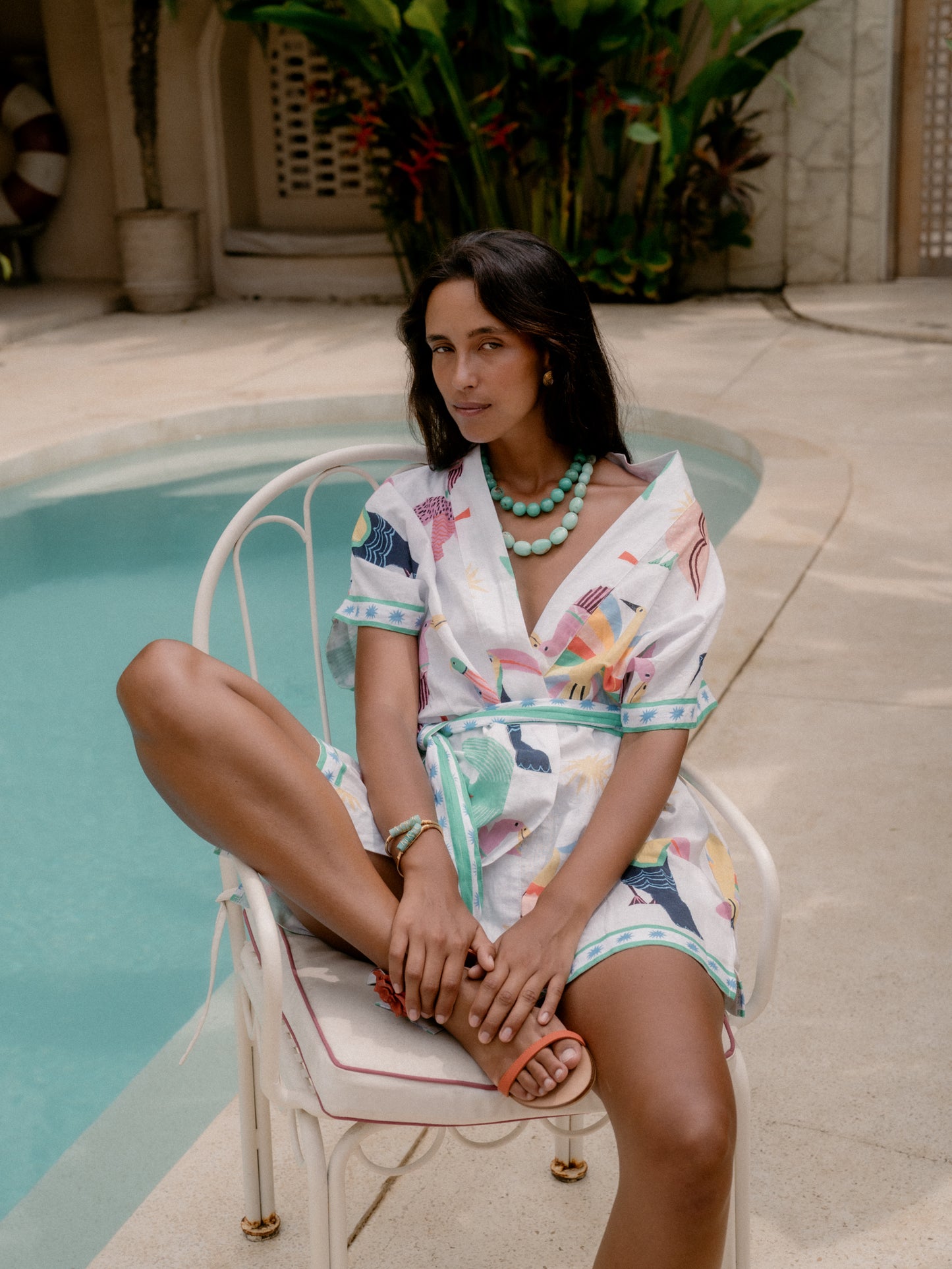 Marigold Kimono Dress