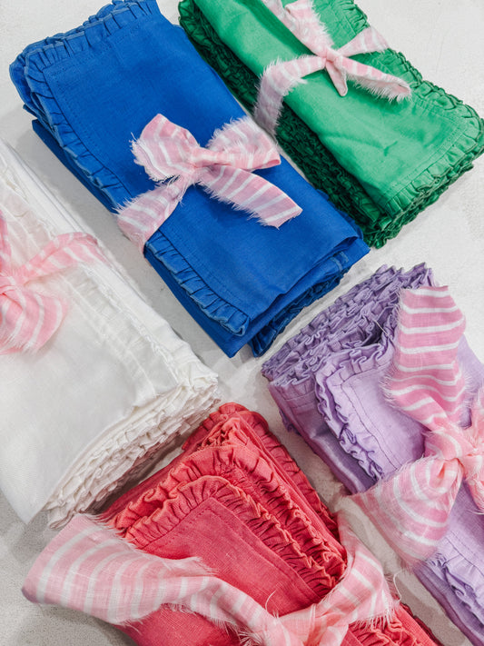 Frill Napkins - Set of 4