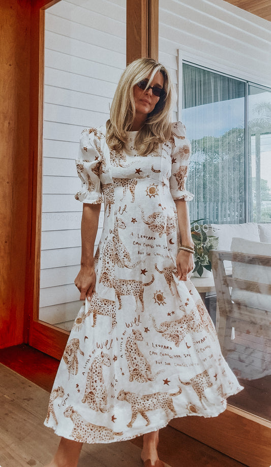 Sasha Dress - Leopard