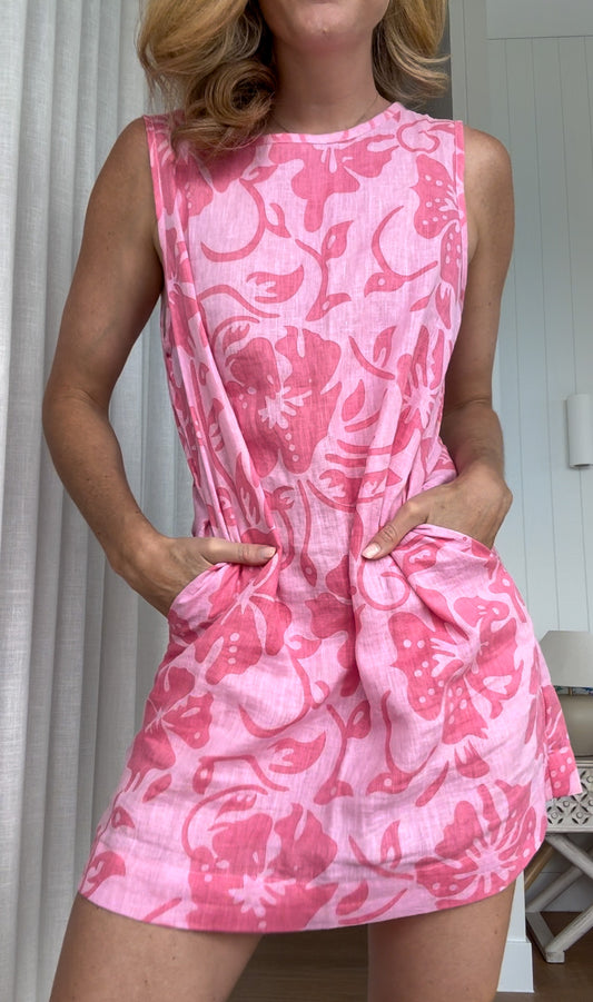 Bondi Dress - Hibiscus