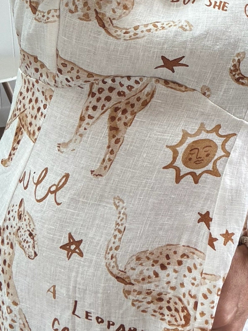 Sasha Dress - Leopard