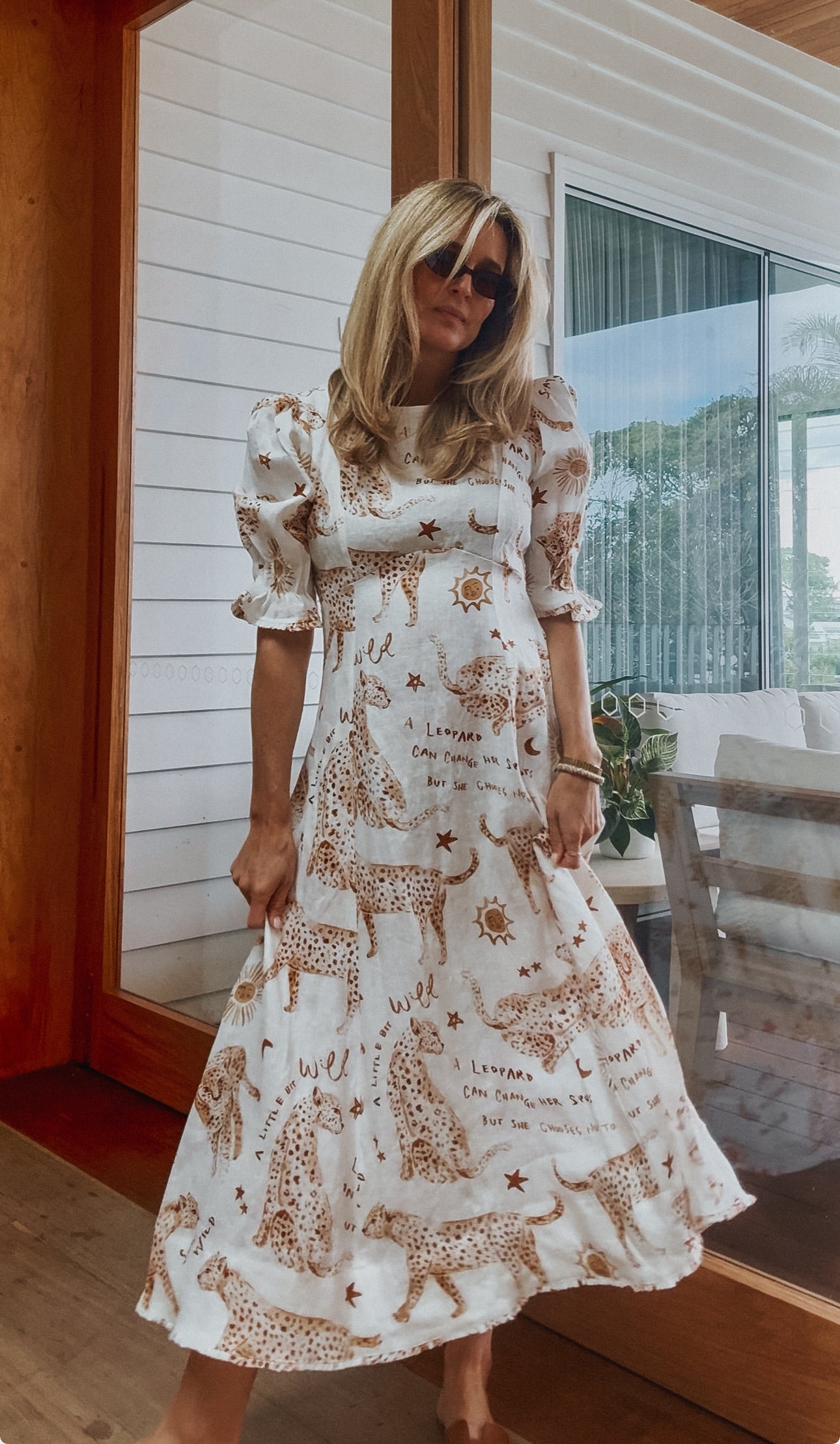 Sasha Dress - Leopard