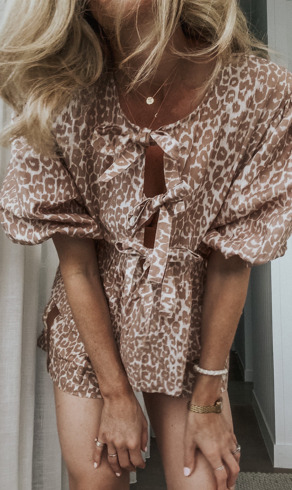 SALE Pia Top & Ted Shorts SET - Jungle Cat
