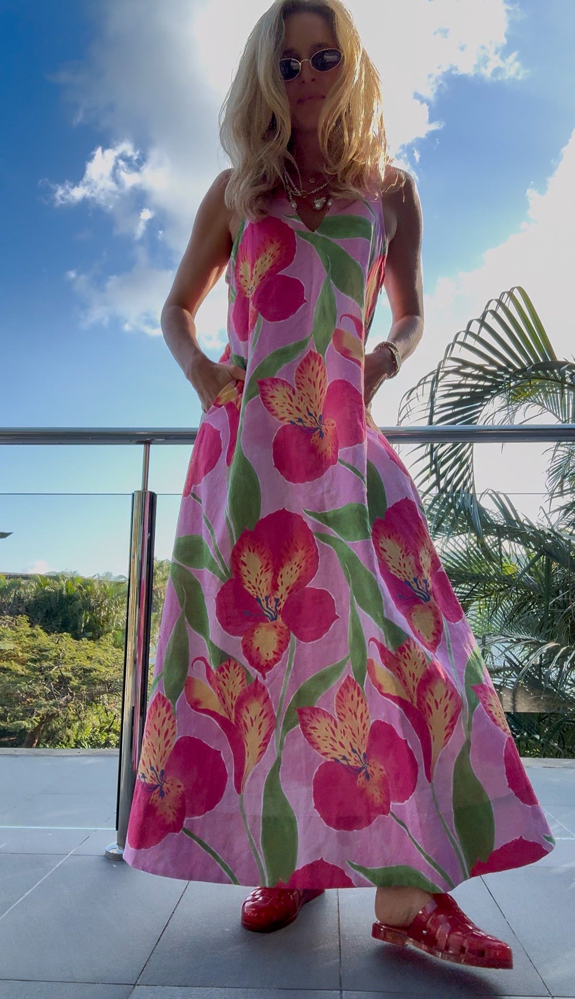 Eloise Dress - Petal Pink