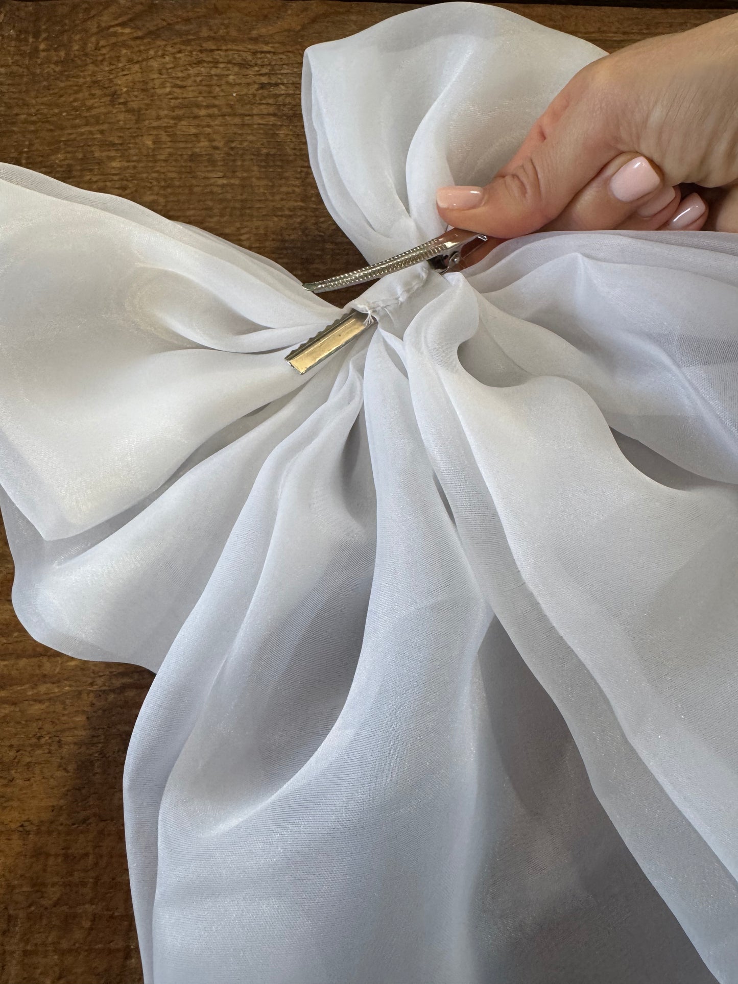 Large Christmas Bow - Organza