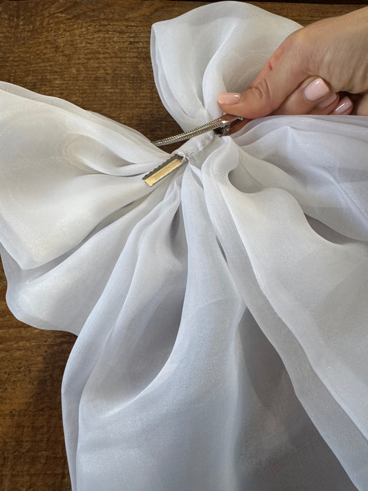 Extra Large Christmas Bow - Organza