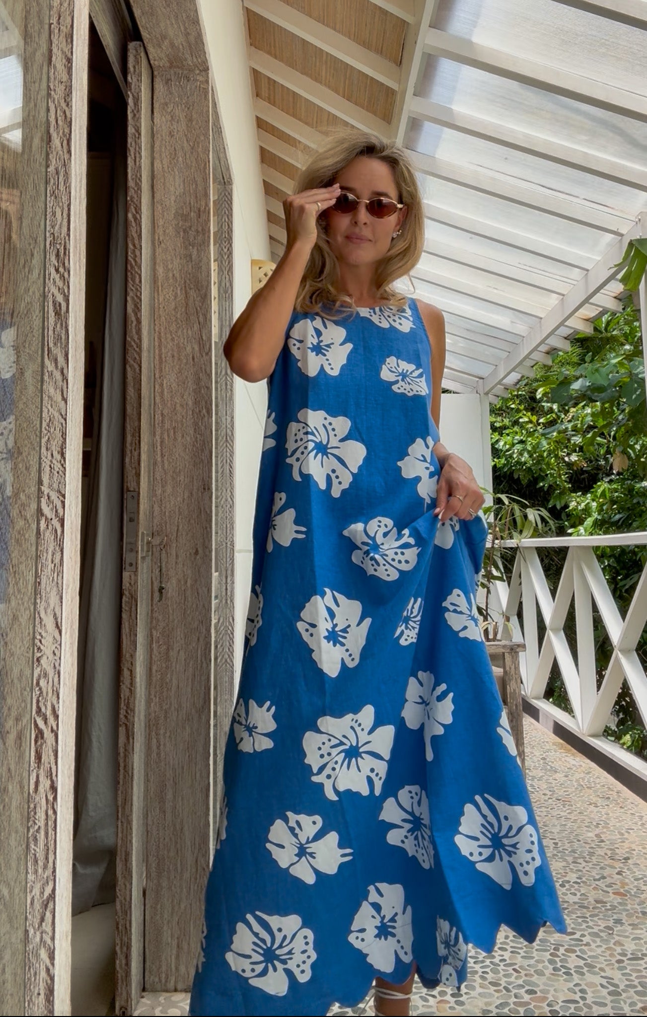 Rue Dress - Hibiscus