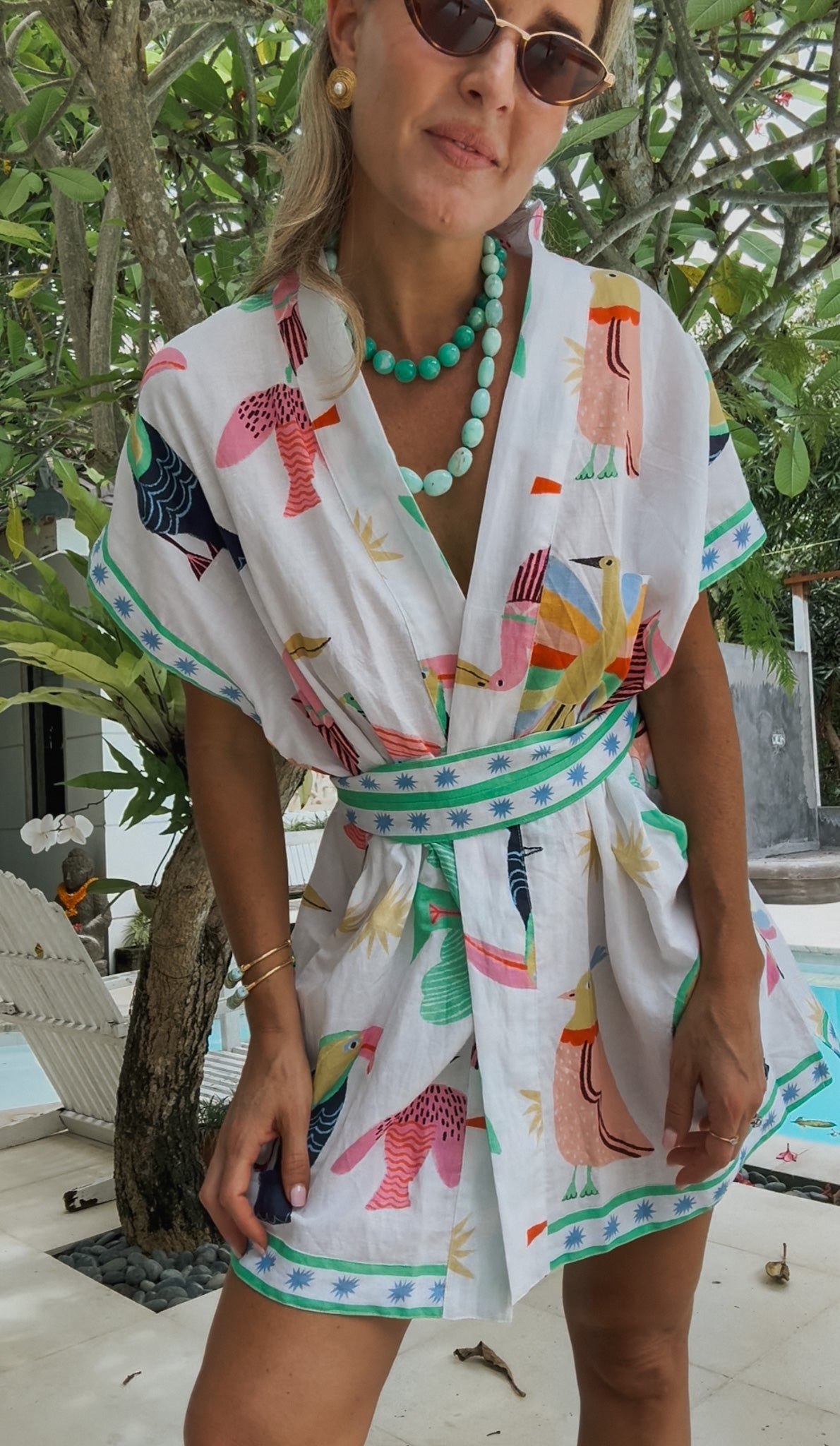 Marigold Kimono Dress