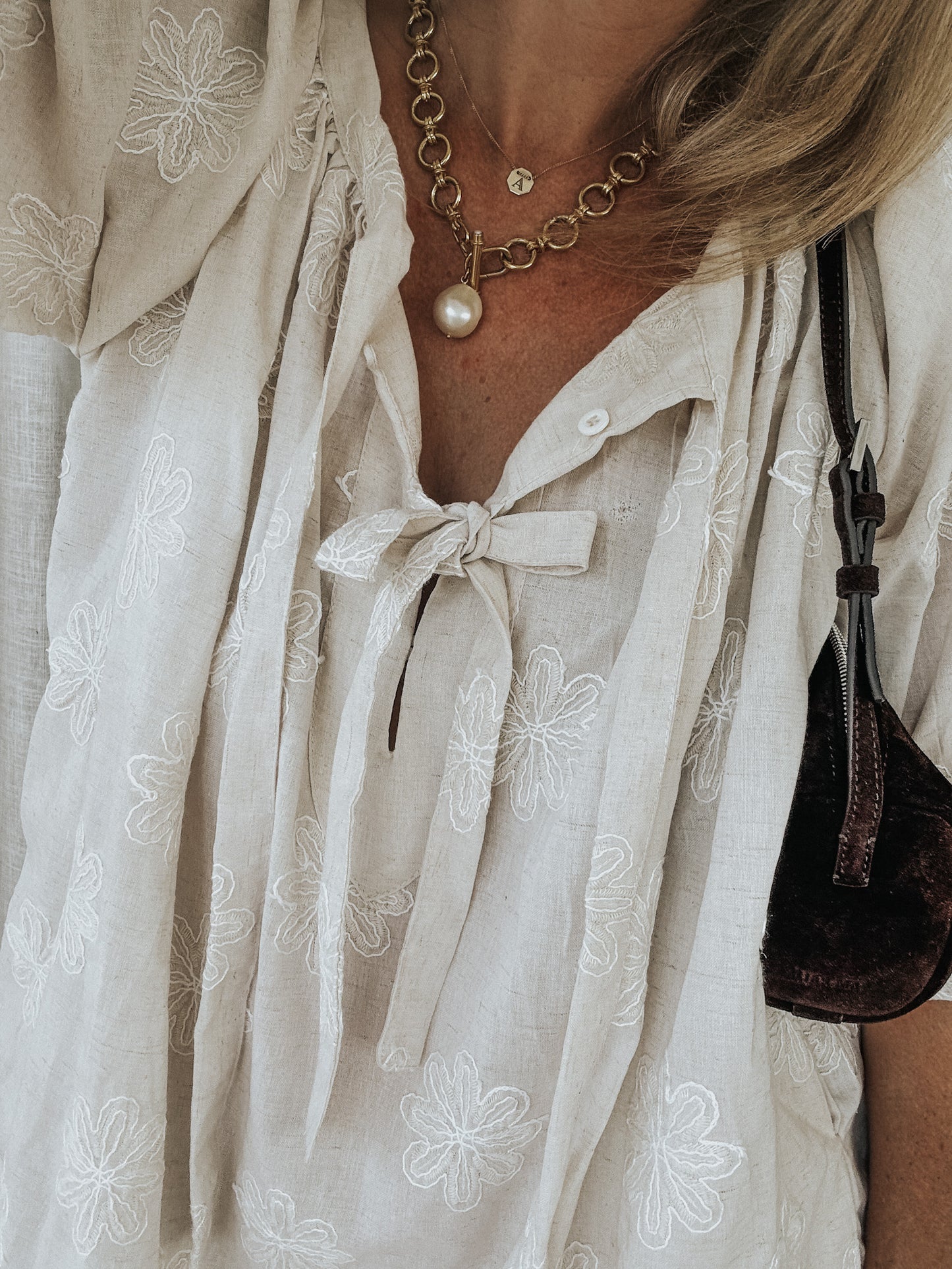 Sammie Dress - Daisy Embroidery