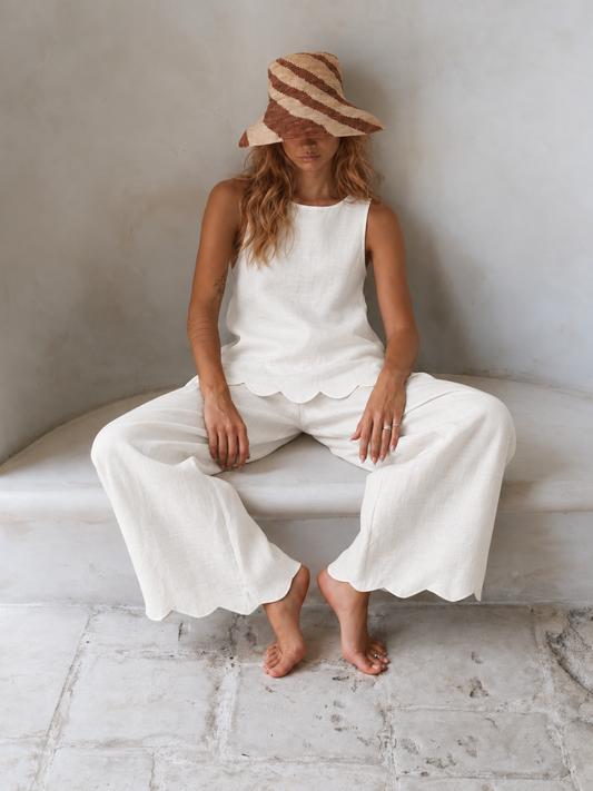 Roma Top - Linen