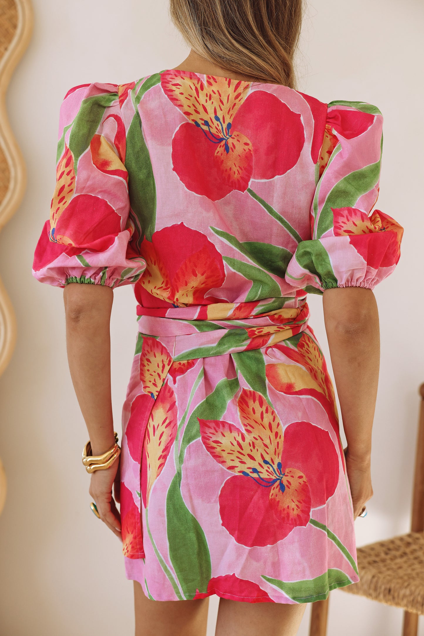 Angie Dress - Petal Pink