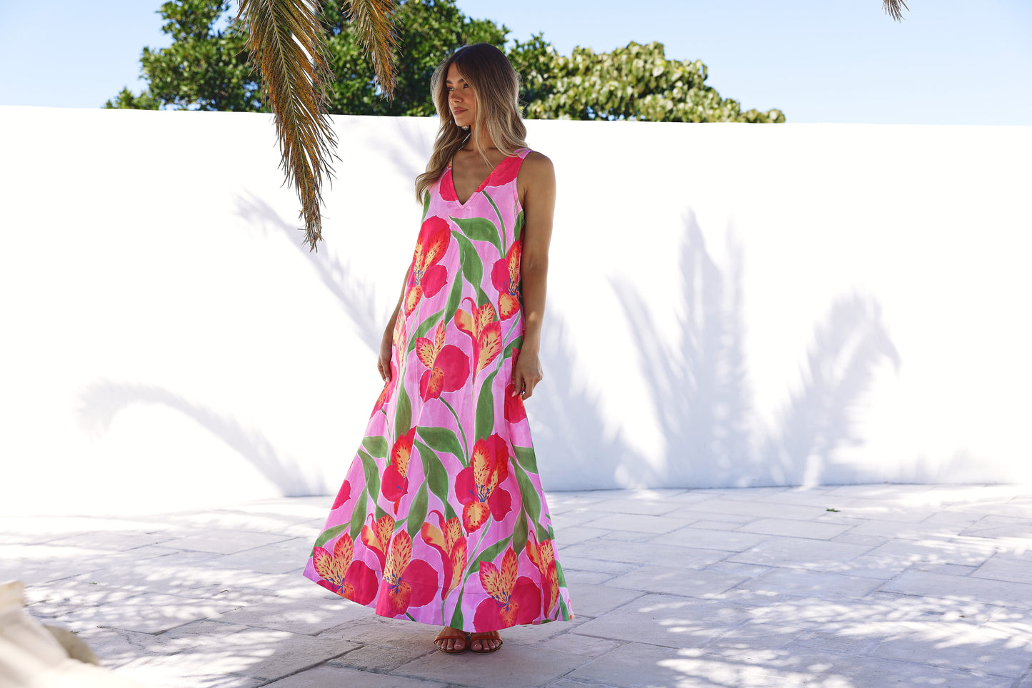 Eloise Dress - Petal Pink