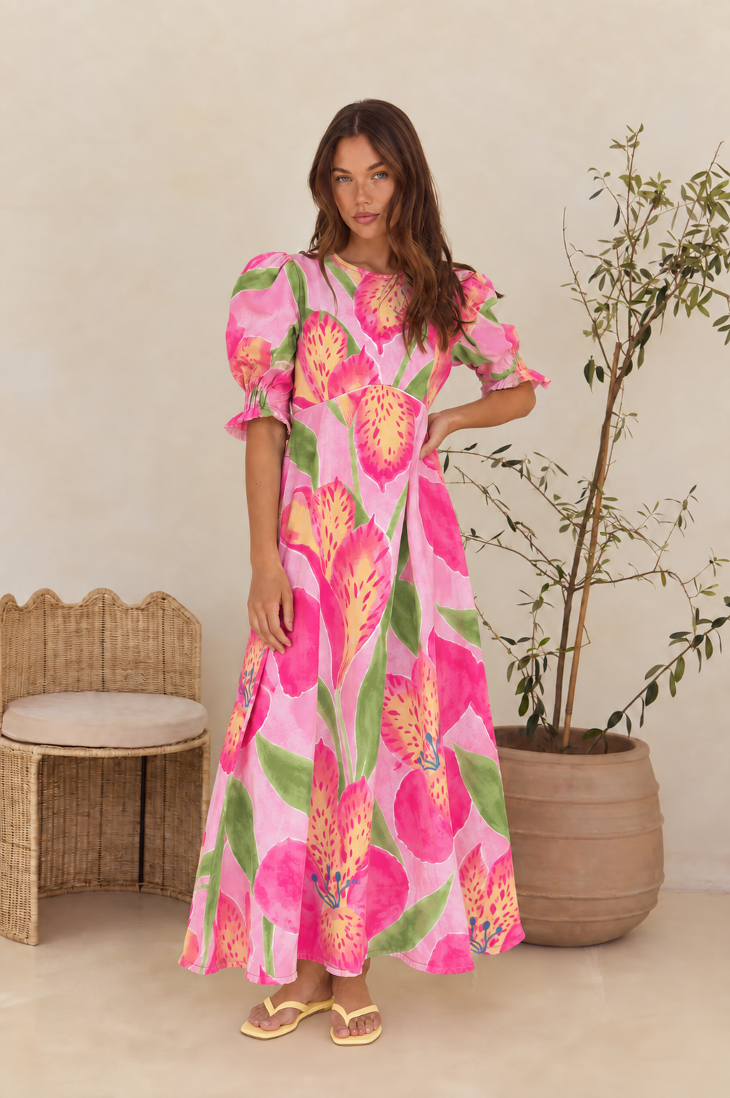 Sasha Dress - Pink Petal